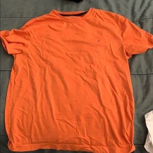 Orange Tommy Hilfiger Shirt